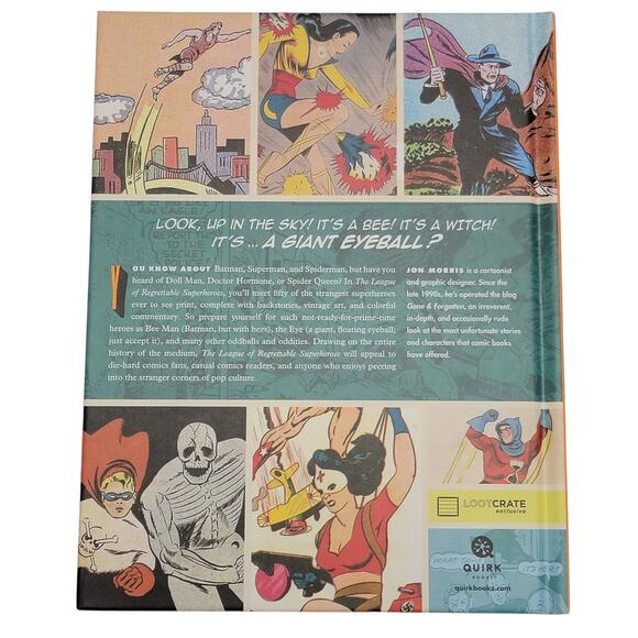 League of Regrettable Superheroes Book Loot Crate Jon Morris 2015 Geekcore Retro - Picture 6 of 6